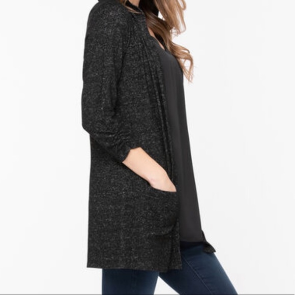 Ricki’s Hooded Tunic Length Open Cardigan - Size Small - Picture 9 of 9